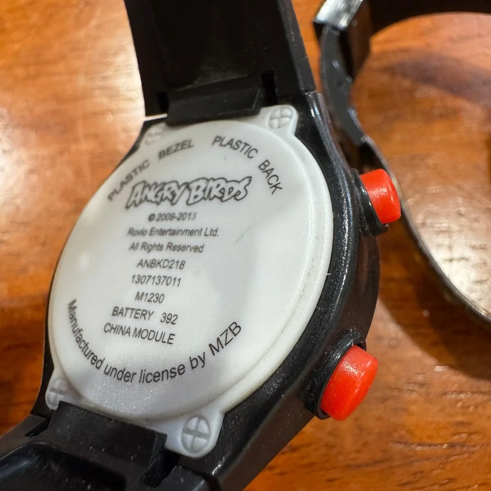 Kids Character Watch Lot Pokemon Pikachu Batman Angry Birds‎ Digital Untested